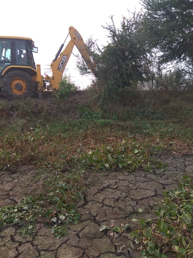 Plot boundary and access work at a Green Park site