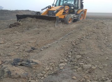 Site clearing at Darbhanga